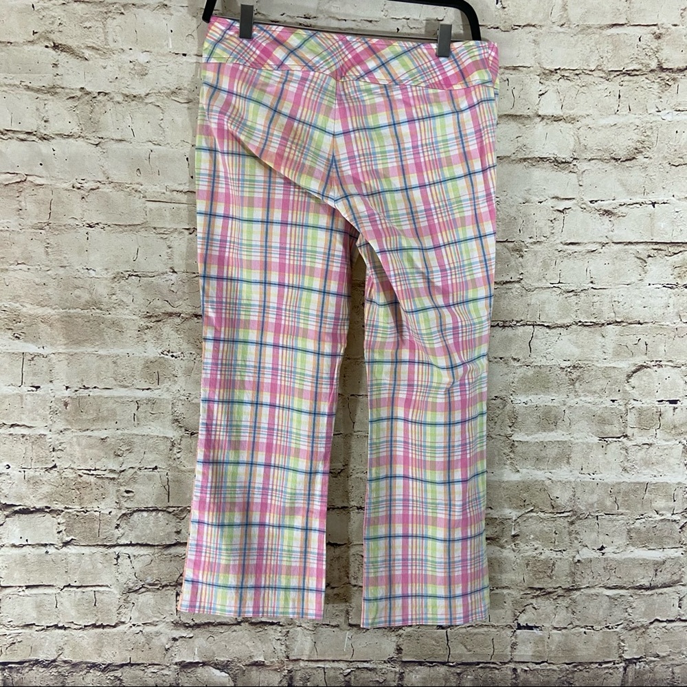 Tracy Evans Plaid Capri pant size 9 - Picture 4 of 7